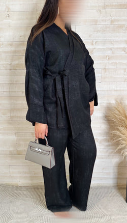 Ensemble “Layla Noir” – Élégance Minimaliste