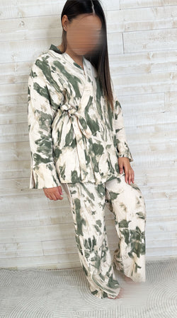 Ensemble “Sauvage Khaki” – Naturel & Élégant